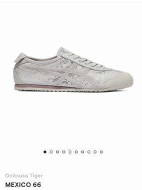 Onitsuka Tiger by Asics Mexico 66 Women's Lace-Overlay Sneaker in Oyster Gray